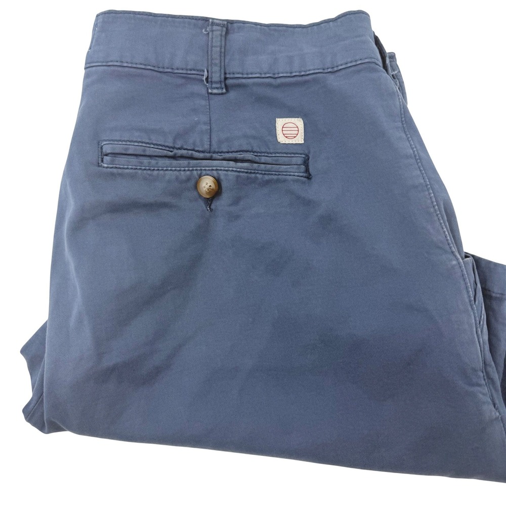 Marine Layer Mens Size 36 Saturday Slim Chino Shorts Organic Cotton Stretch